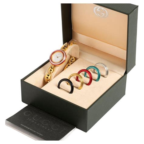 Iconic Gucci Ladies Ref 11/12.2, Interchangeable Bezels  